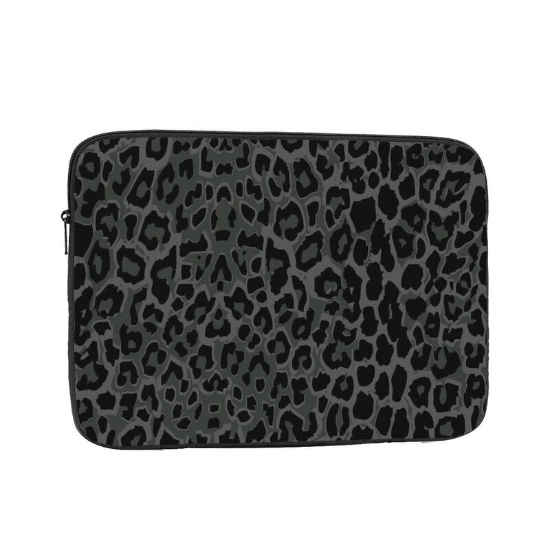 Tote Bag Beach - Zwarte luipaardprint laptophoes, zakelijke aktetas, beschermhoes,