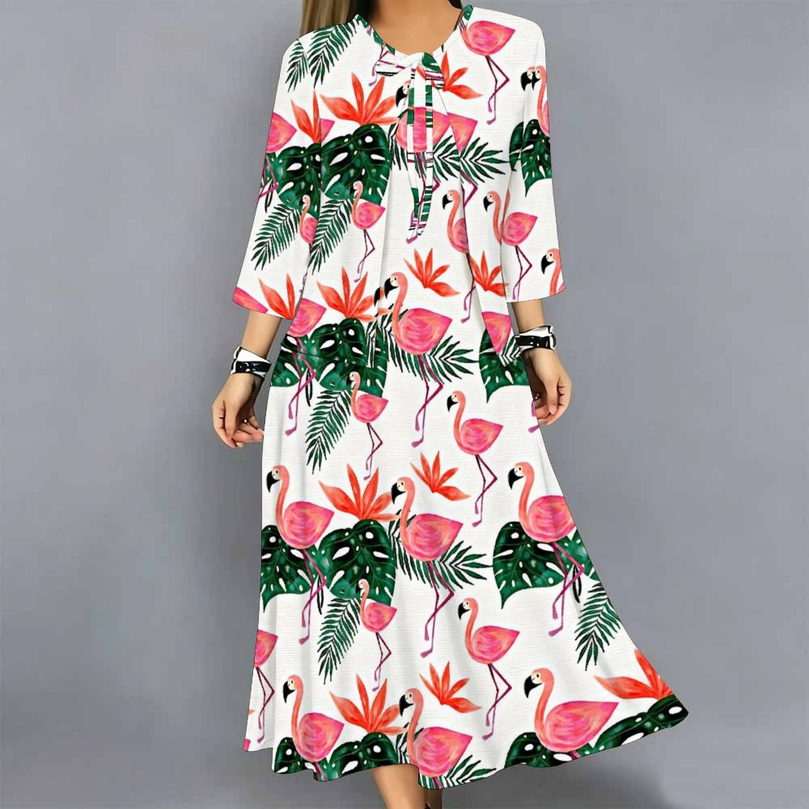 Dames 2-delige jurkenset met p - Midi Skirt Floral recensie en prijs