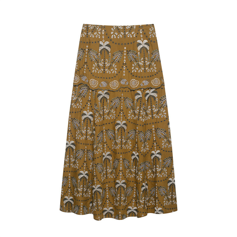 NINE ZAR damesmode set, mouwlo - Midi Skirt Floral recensie en prijs