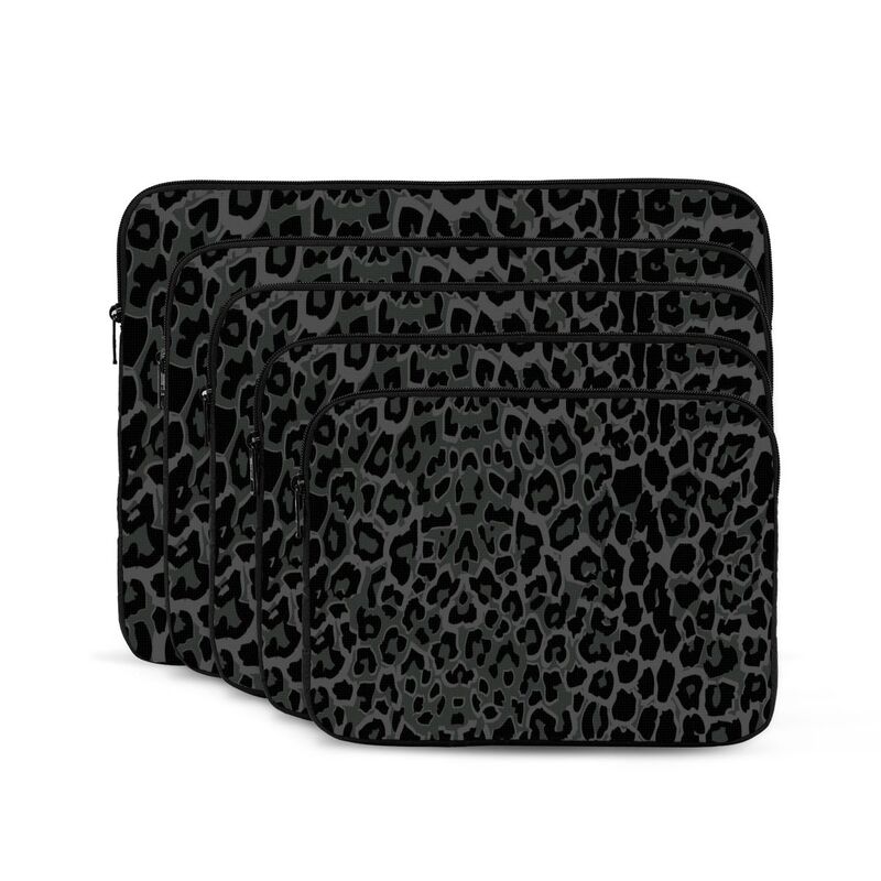 Zwarte luipaardprint laptophoe - Tote Bag Beach recensie en prijs