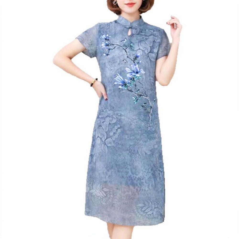 Zomerjurk van chiffon met bloe - Midi Skirt Floral recensie en prijs
